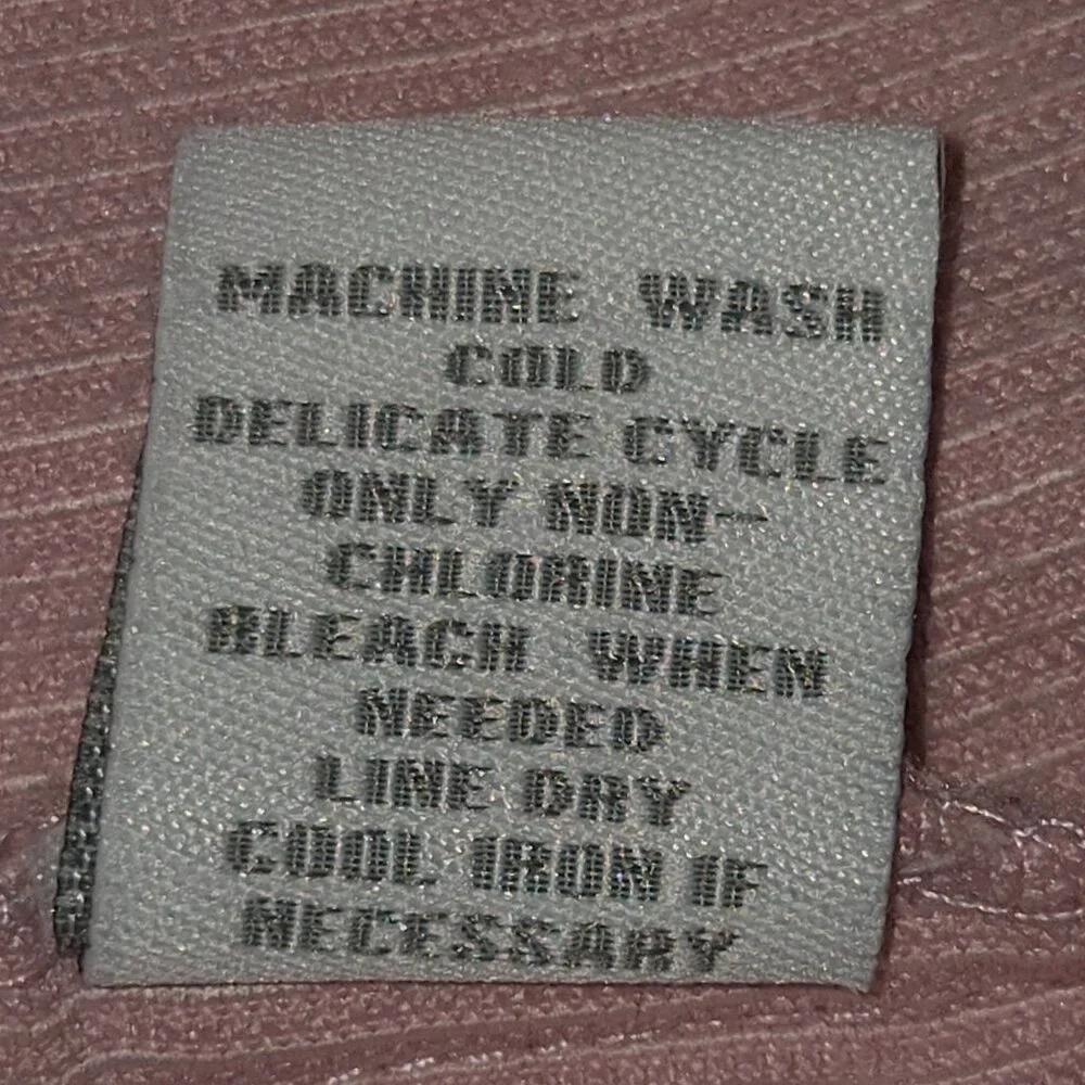 Dressbarn Women Pink Corduroy Zip Up Jacket Hoodie - Picture 6 of 6